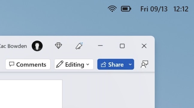 微軟將 Windows 12 新界面意外曝光 微軟將 Windows 12 新界面意外曝光